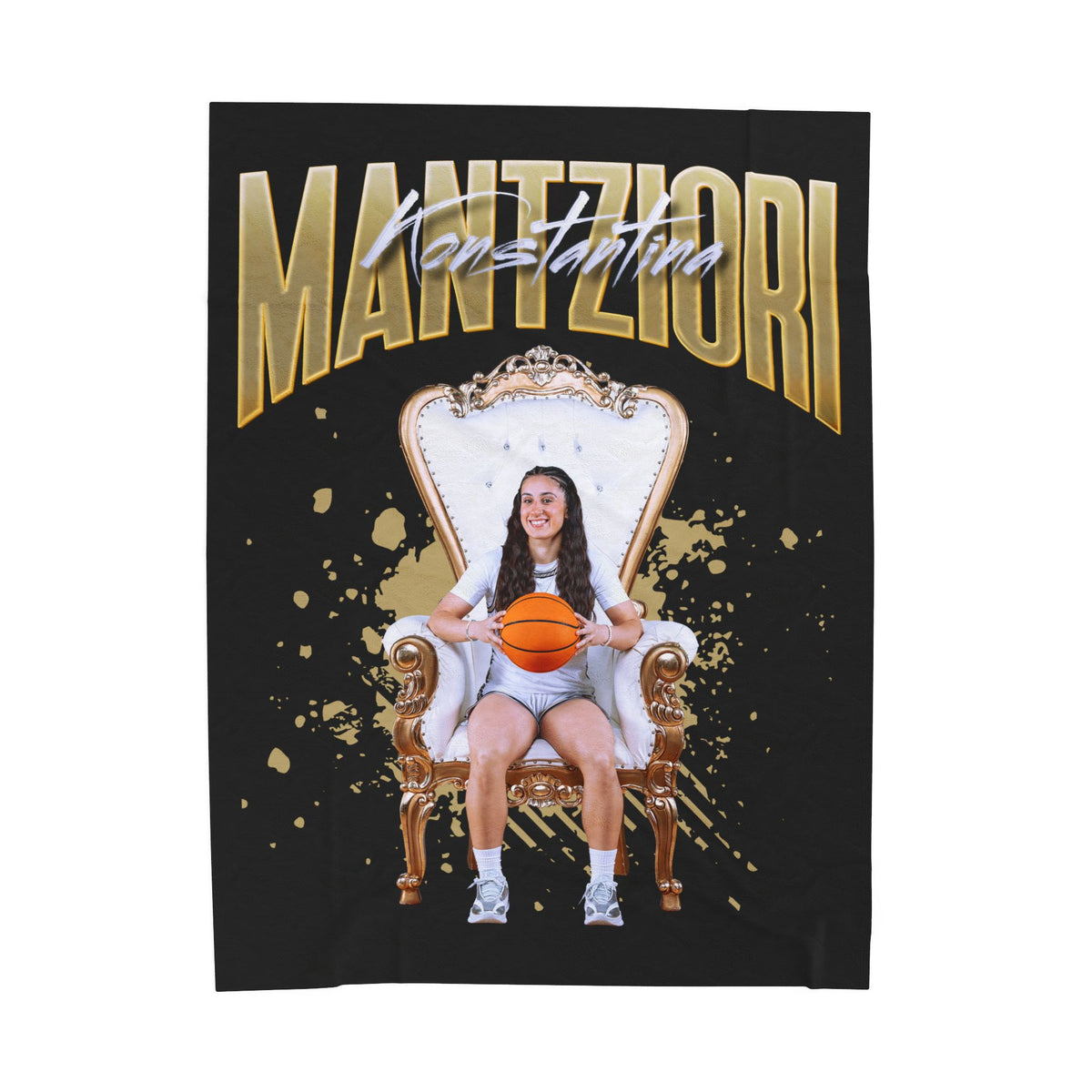 Konstantina Mantziori 60"-80" Plush Blanket