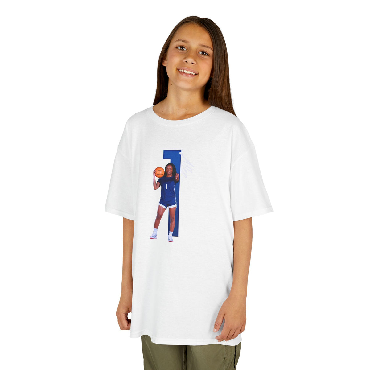 Angel Allen Player Icon Number Kids Tee