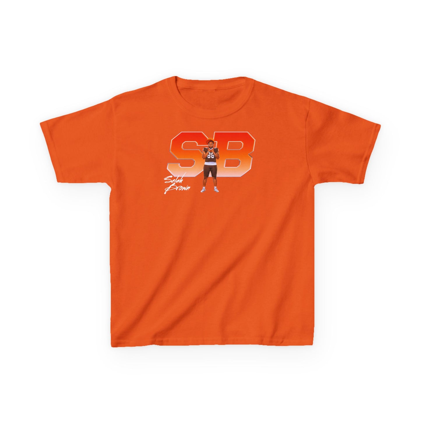 Selah Brown Big Initials Kids Tee