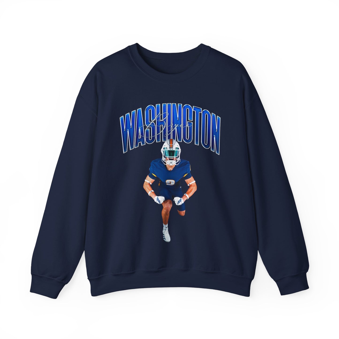 Bryce Washington Curved Combo Colored Crewneck Sweatshirt