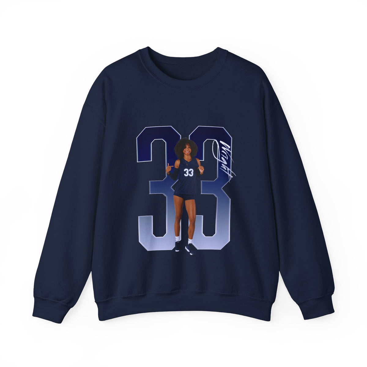 Kennedi Wright Player Icon Number Crewneck Sweatshirt