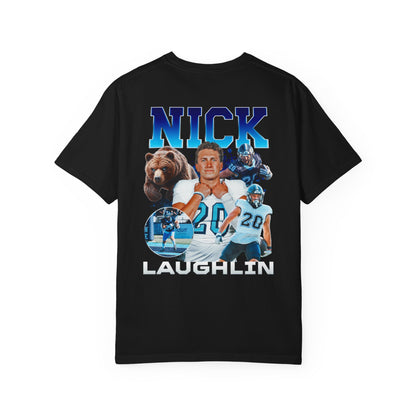 Nick Laughlin Logo Front & Back Premium Tee