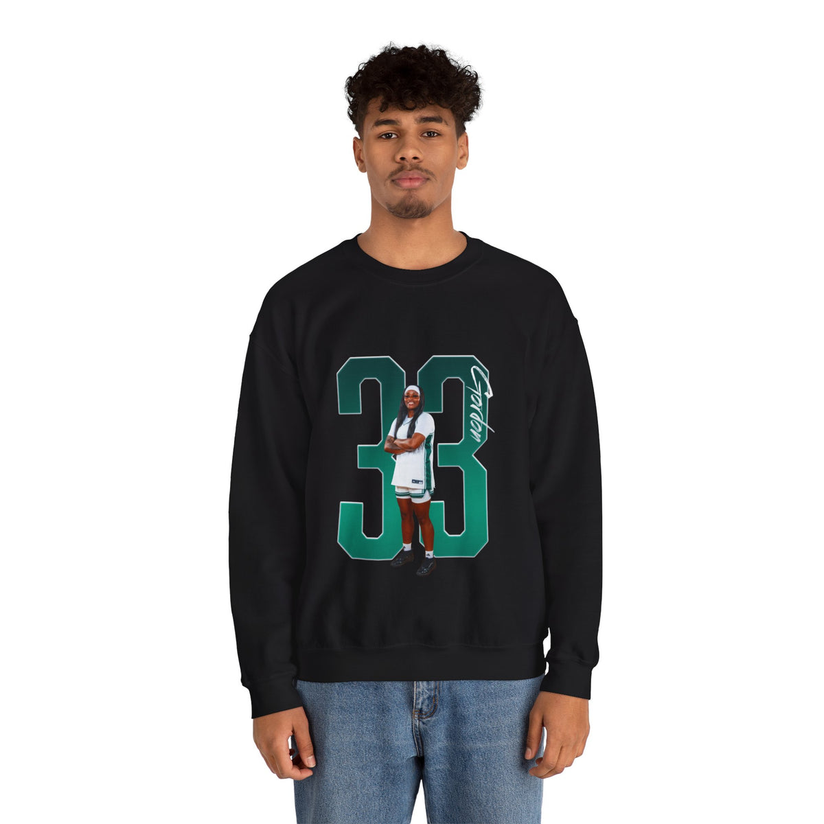 Adrena Gordon Player Icon Number Crewneck Sweatshirt