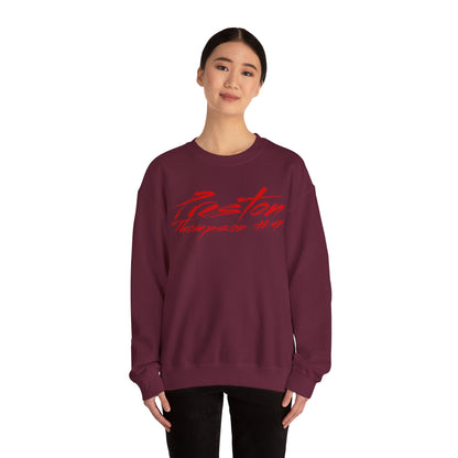 Preston Thompson Cursive Name & Number Crewneck Sweatshirt