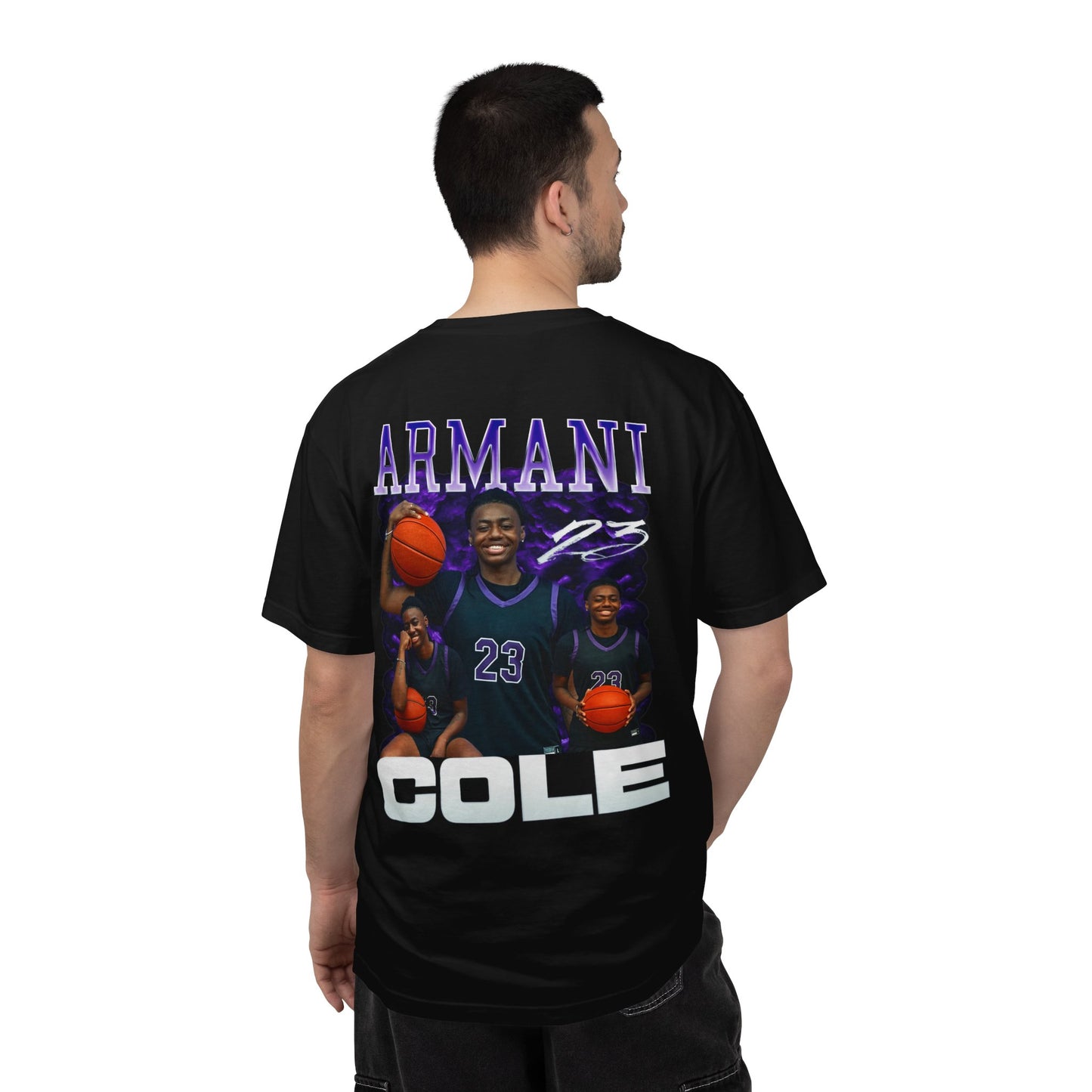 Armani Cole Logo Front & Back Premium Tee