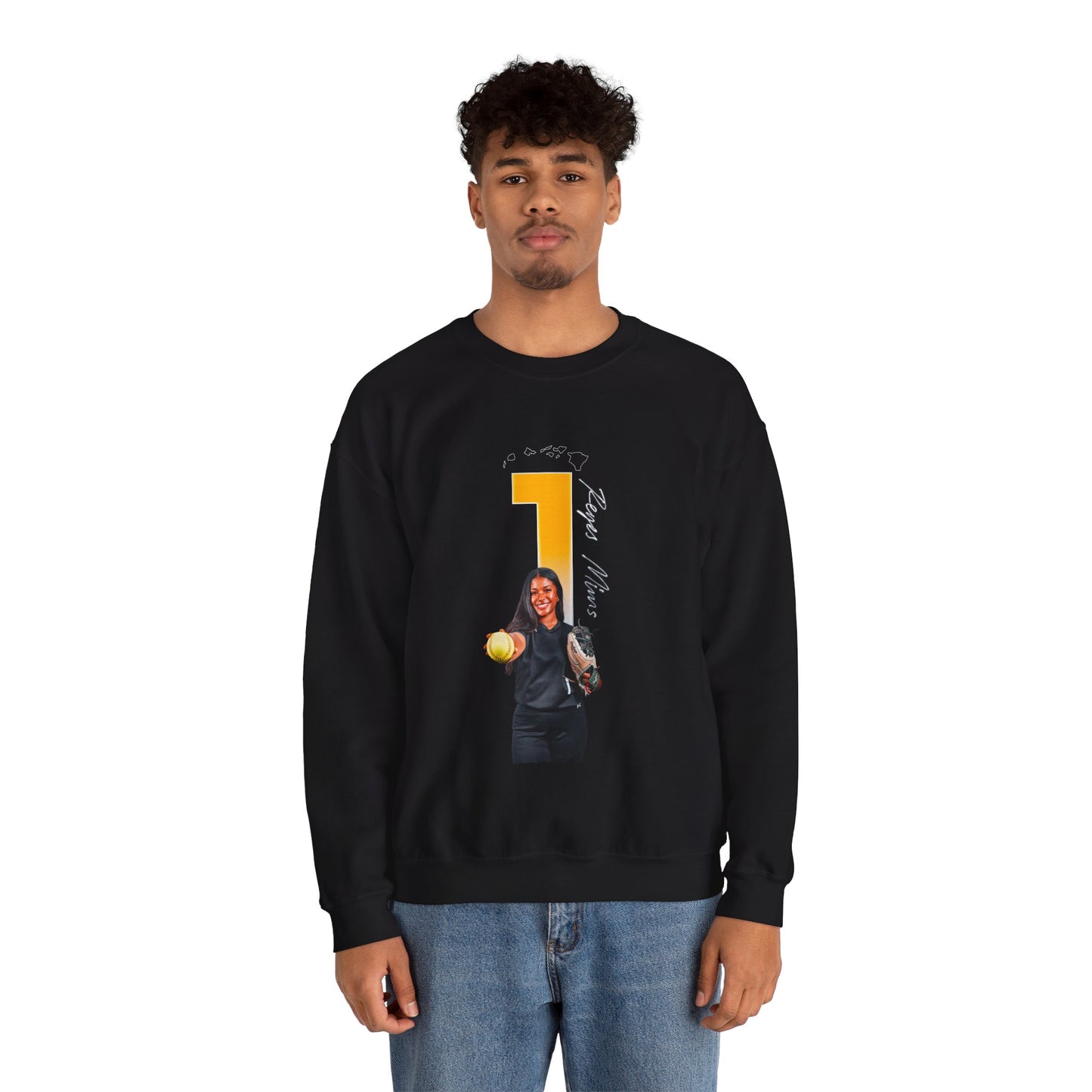 Carly Reyes Mims Player Icon Number Crewneck Sweatshirt