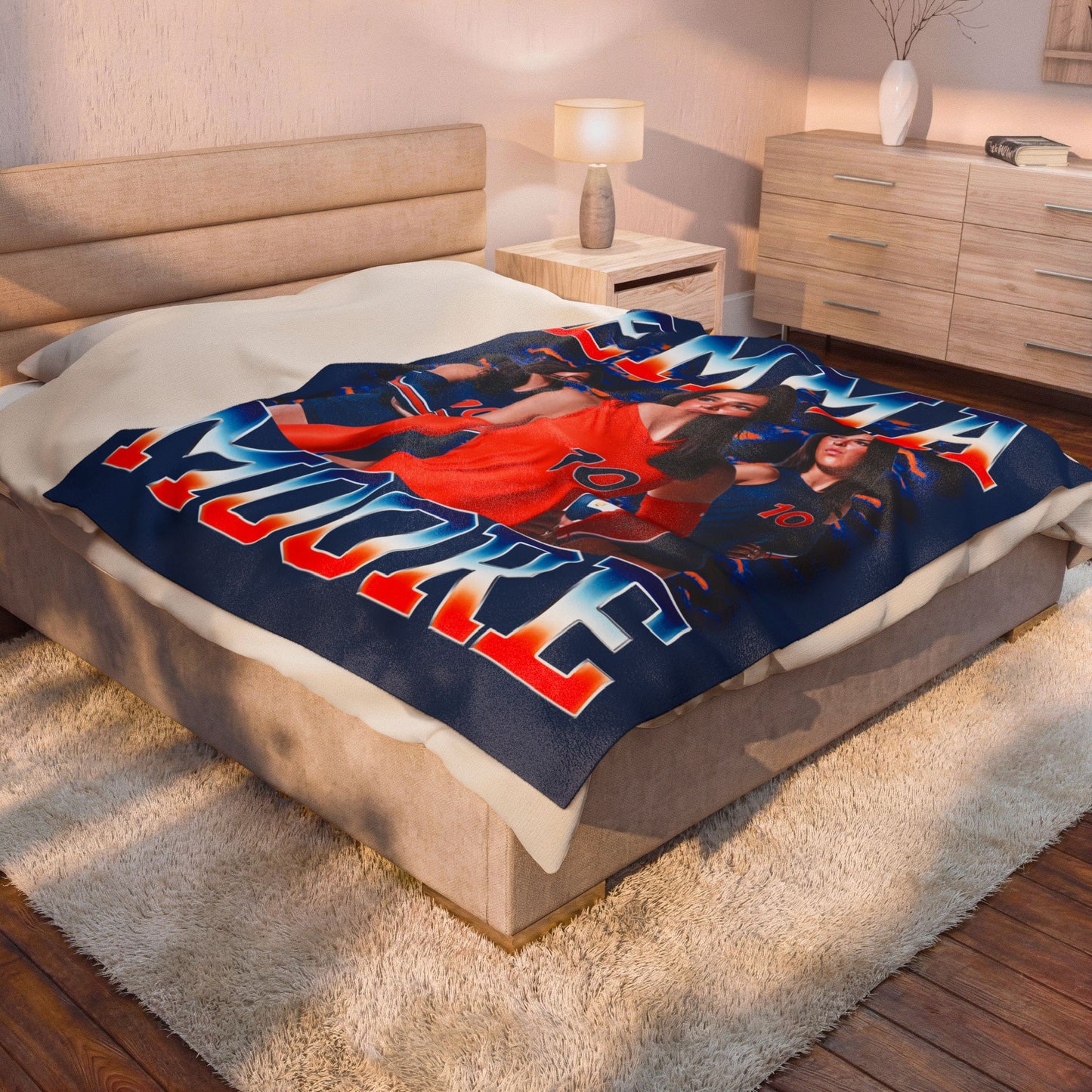 Emma Moore 60"-80" Plush Blanket