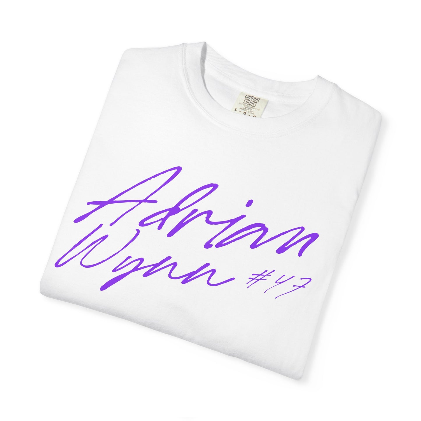 Adrian Wynn Cursive Name & Number Premium Tee