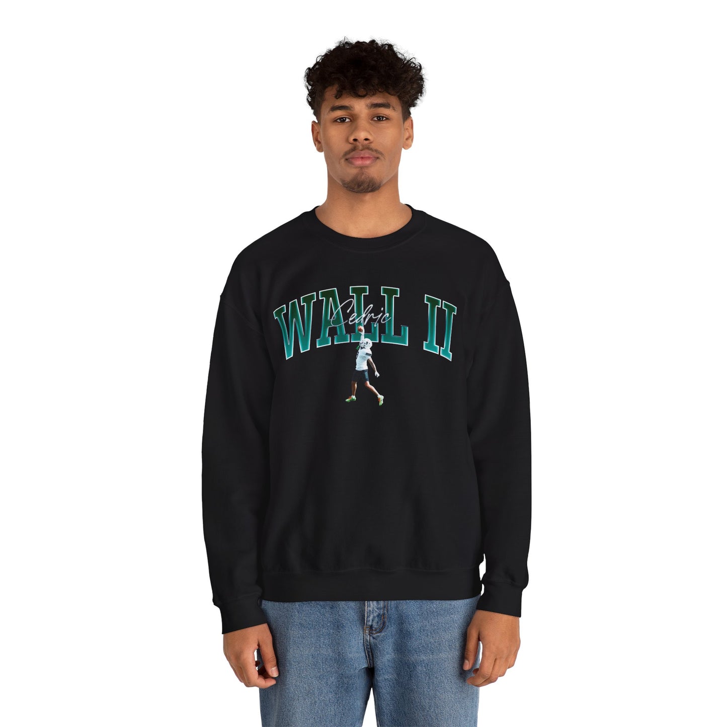 Cedric Wall II Curved Combo Colored Crewneck Sweatshirt