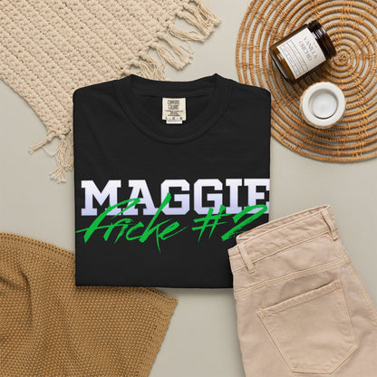 Maggie Fricke Cursive Name & Number Premium Tee