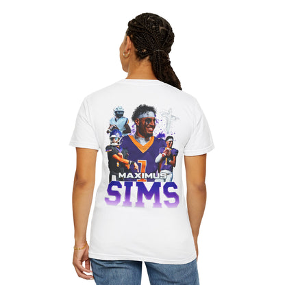 Maximus Sims Logo Front & Back Premium Tee