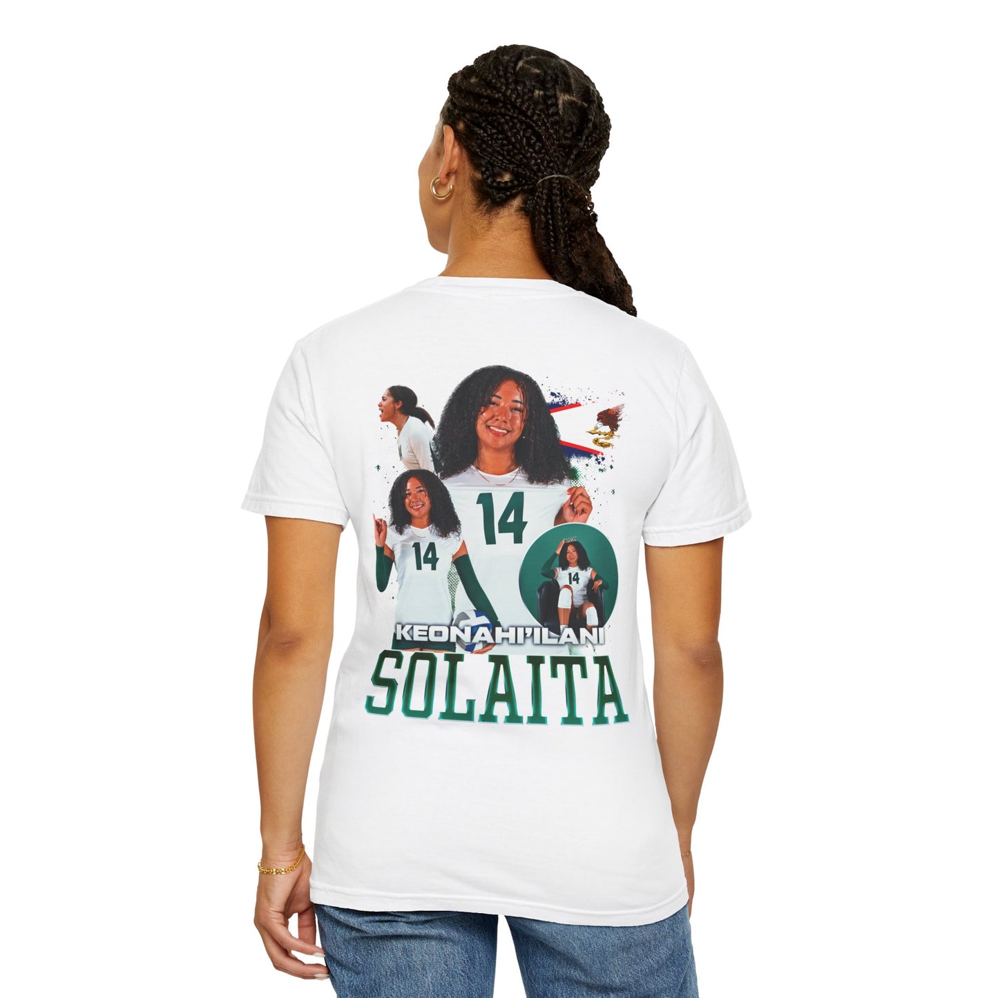 Keonahi'Ilani Solaita Logo Front & Back Premium Tee