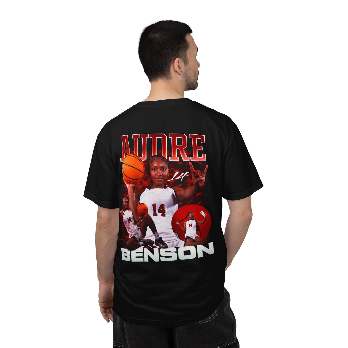 Audre Benson Logo Front & Back Premium Tee