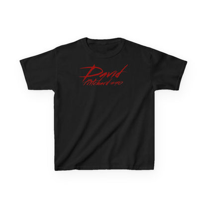 David Pritchard Cursive Name & Number Kids Tee