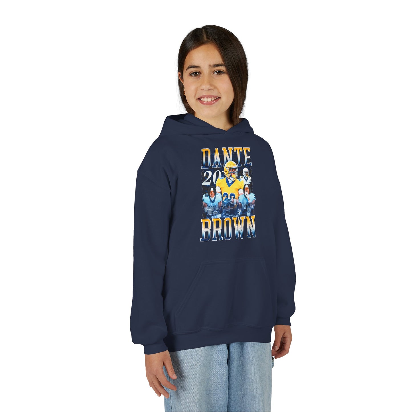 Dante Brown Kids Hoodie