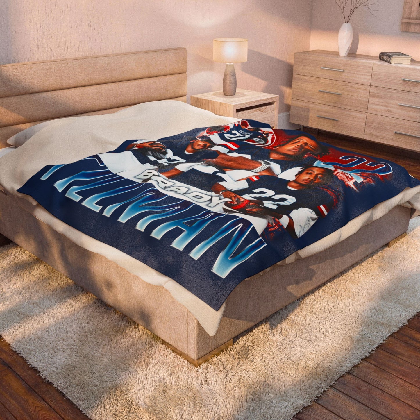 Brady Tillman 60"-80" Plush Blanket