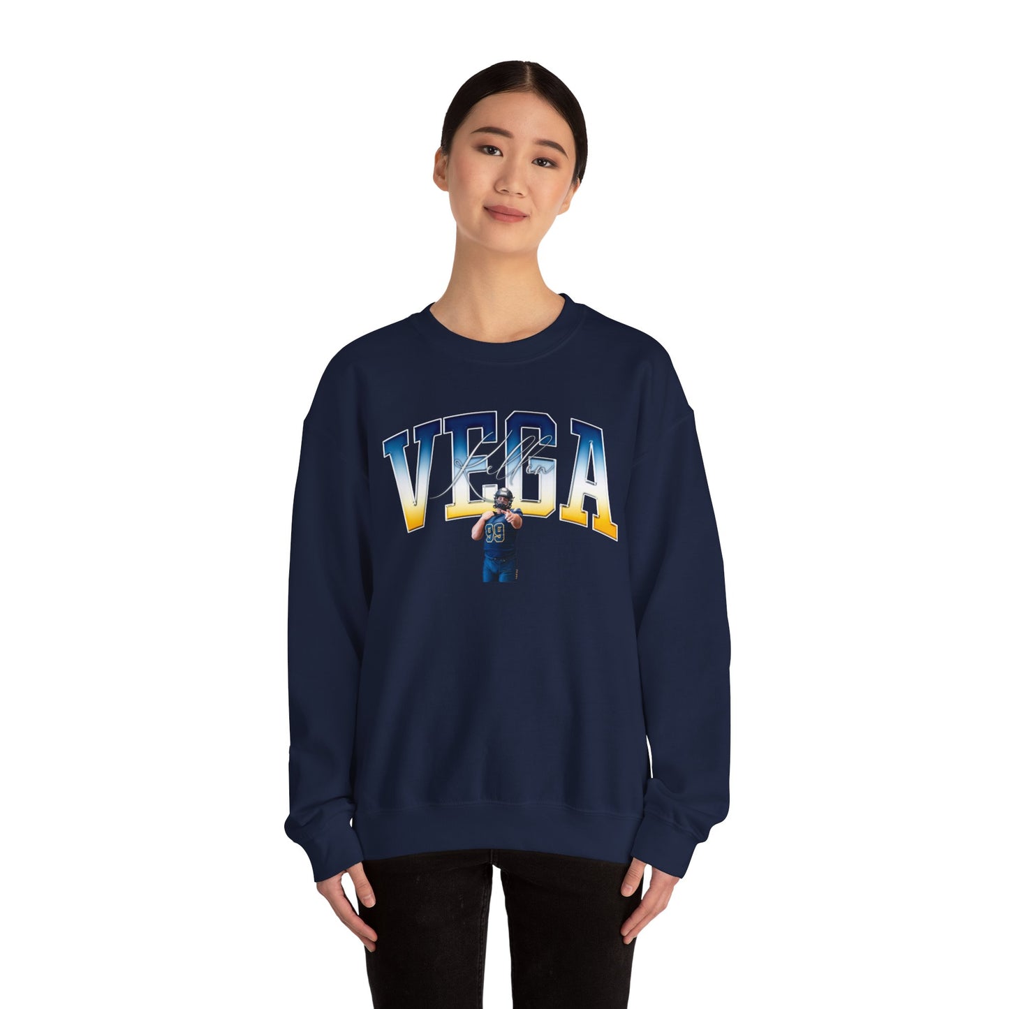 Kellen Vega Big Last Name Crewneck Sweatshirt