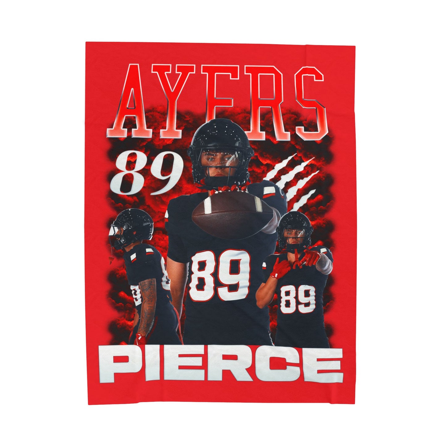 Pierce Ayers 60"-80" Plush Blanket