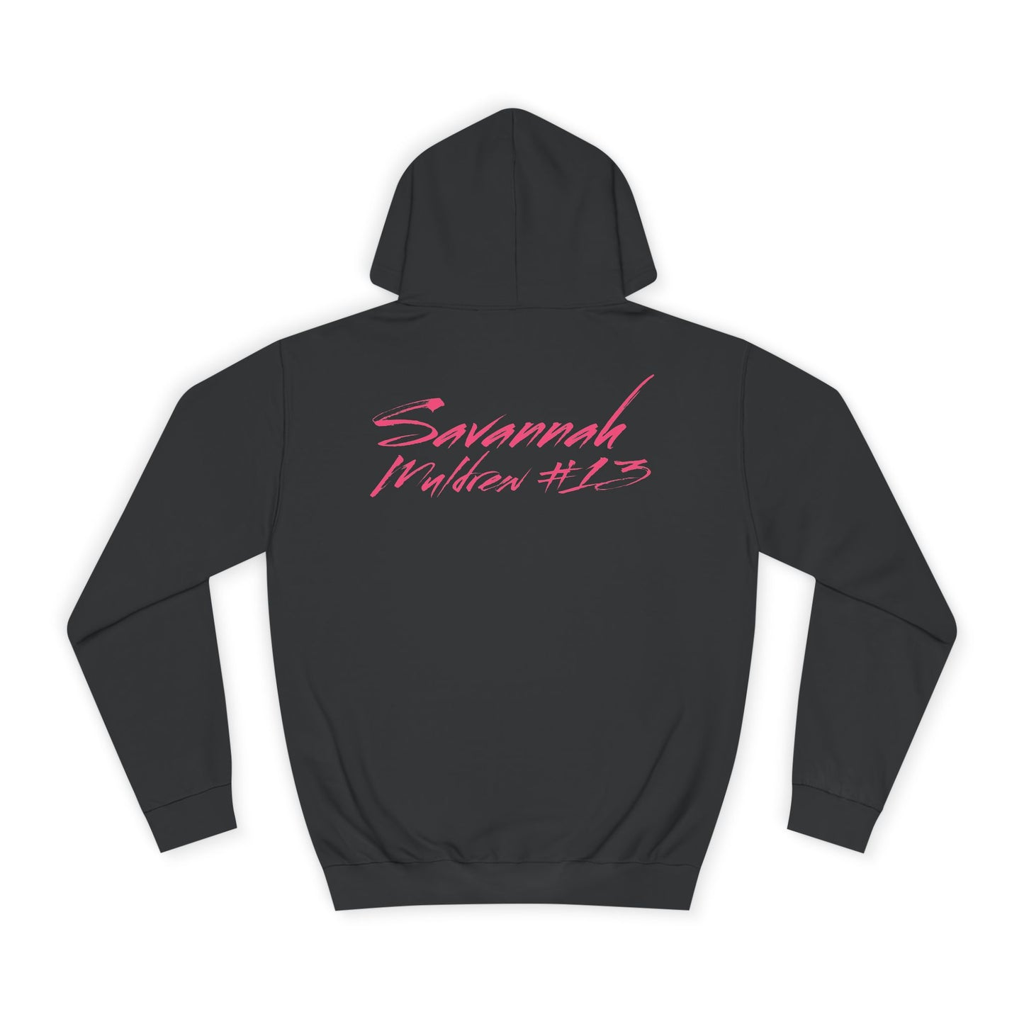 Savannah Muldrew Cursive Name & Number Premium Hoodie