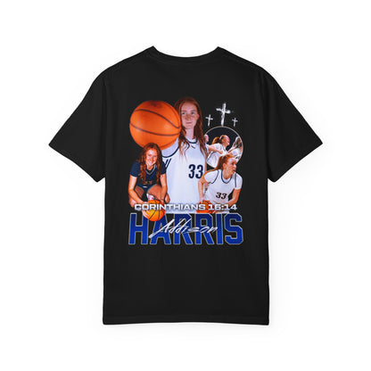 Addison Harris Logo Front & Back Premium Tee