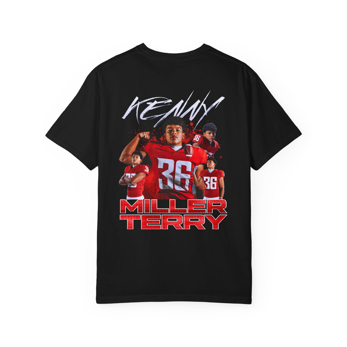 Kenny Miller-Terry Logo Front & Back Premium Tee