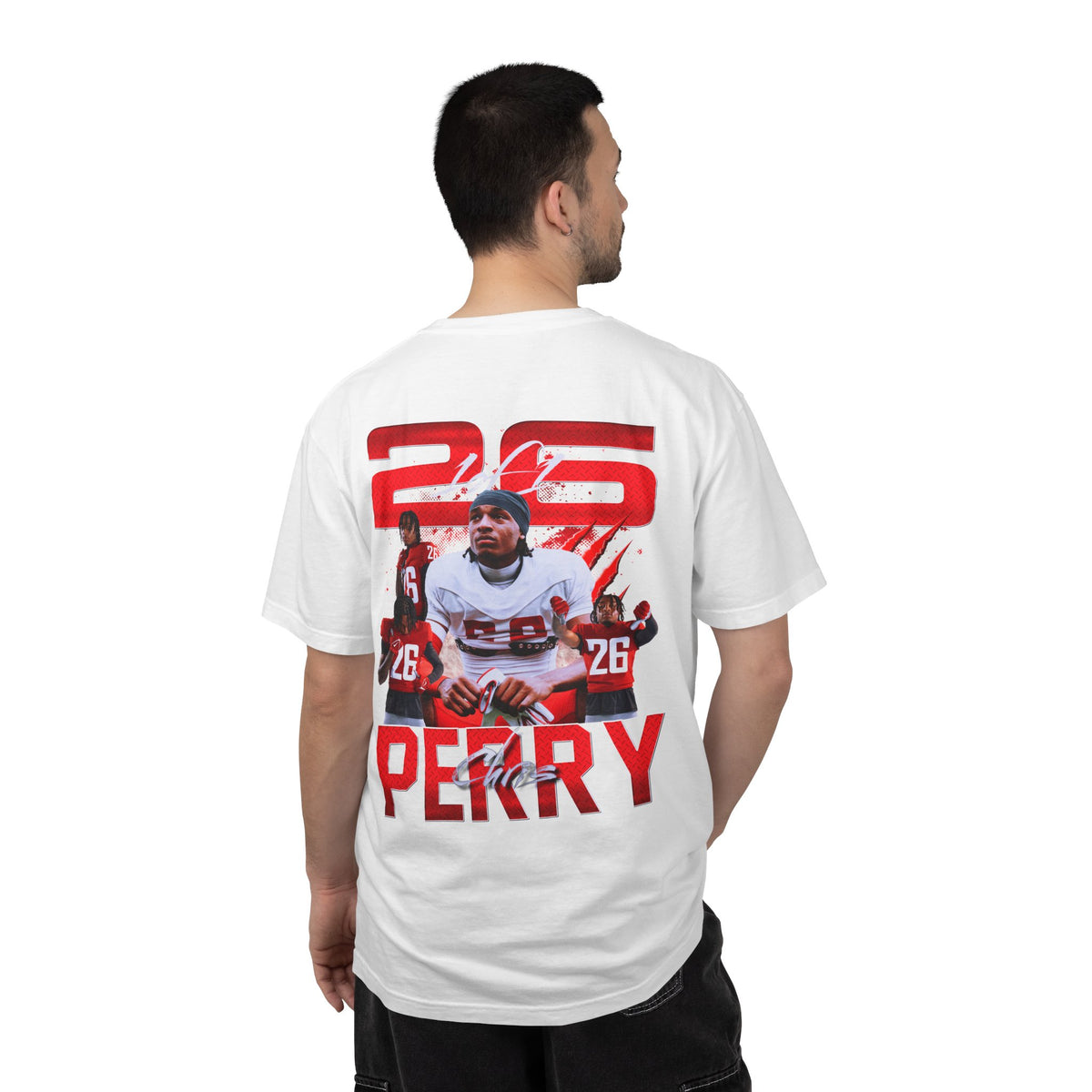 Chris Perry Logo Front & Back Premium Tee