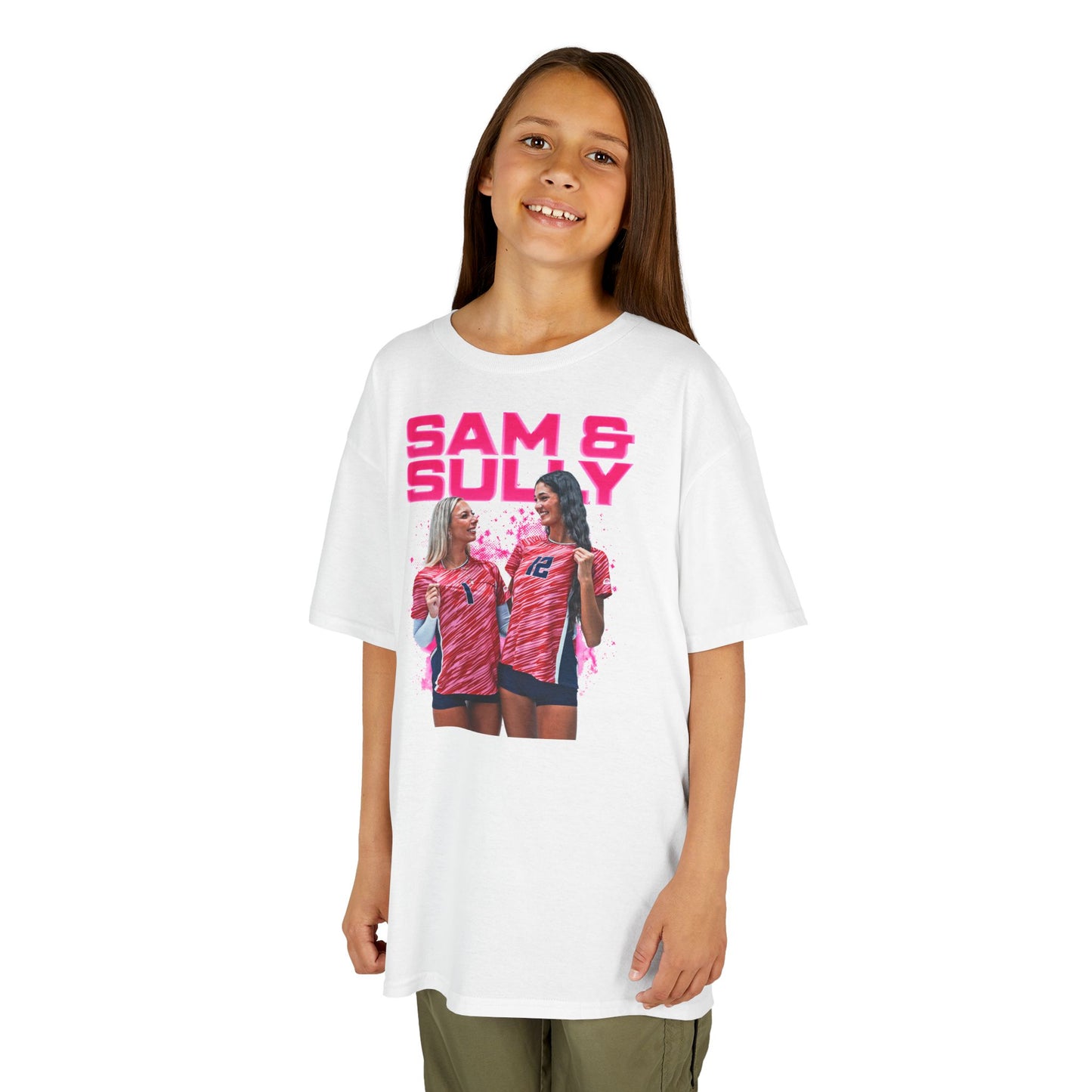 Sam & Sully Pink Kids Tee