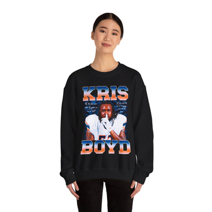 Kris Boyd Featured Quote Crewneck Sweatshirt
