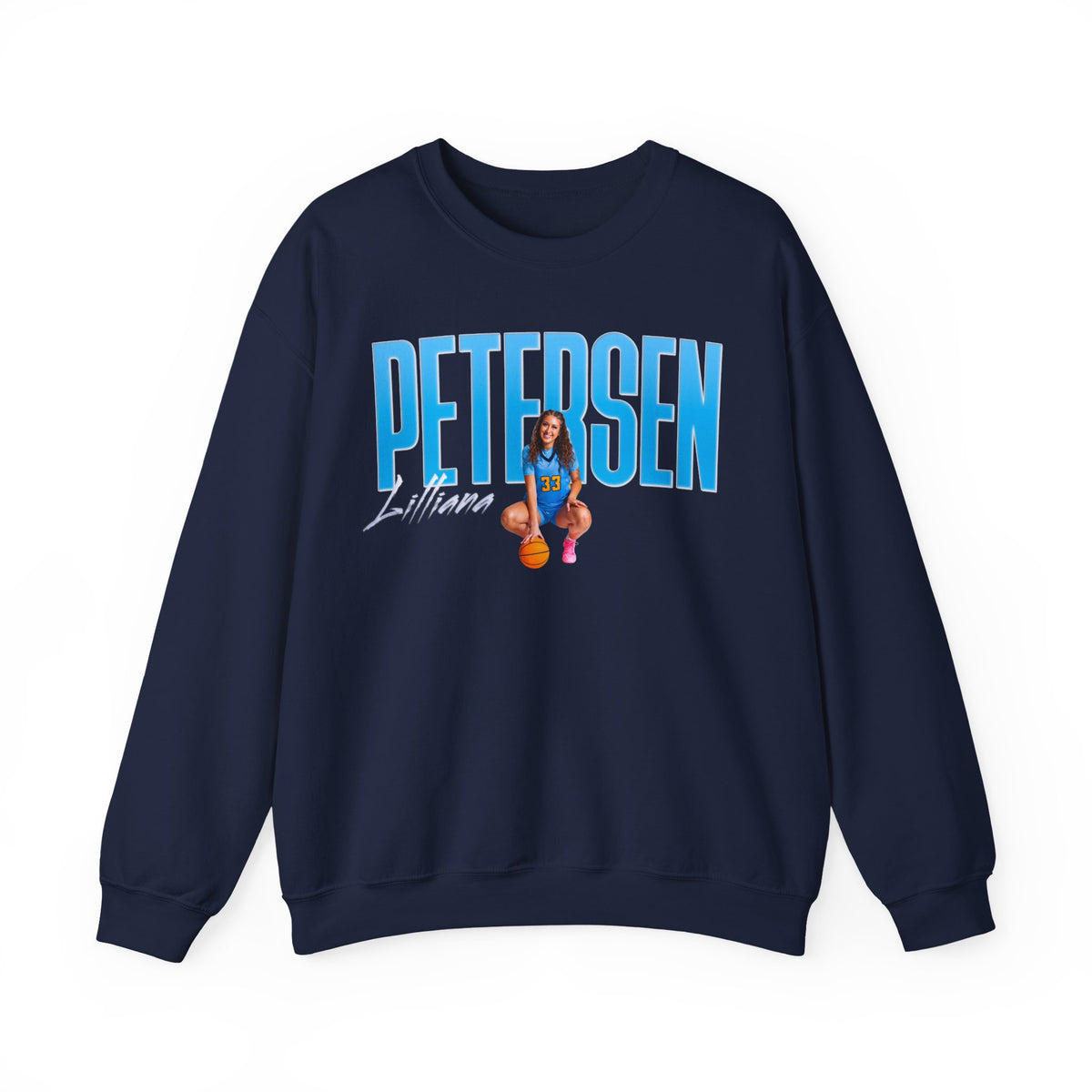 Lilliana Petersen Big Last Name Crewneck Sweatshirt
