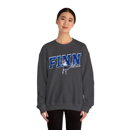 Addison Finn Cursive Combo Colored Crewneck Sweatshirt