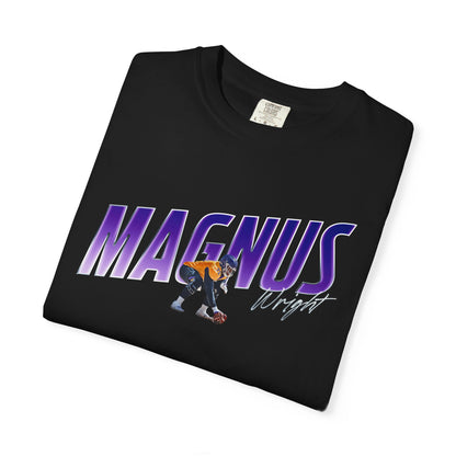 Magnus Wright Cursive Combo Colored Premium Tee