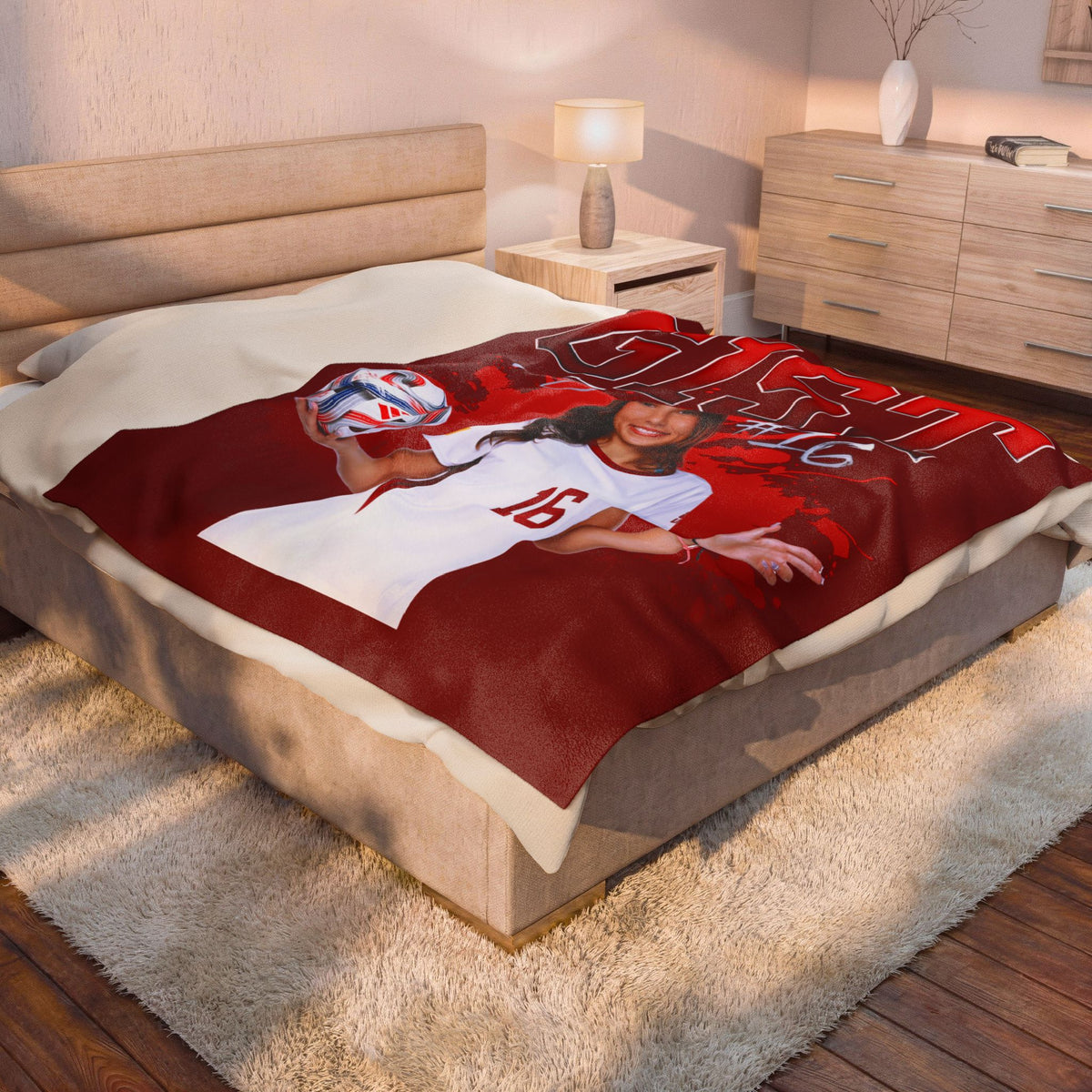 Zoey Gist 60"-80" Plush Blanket