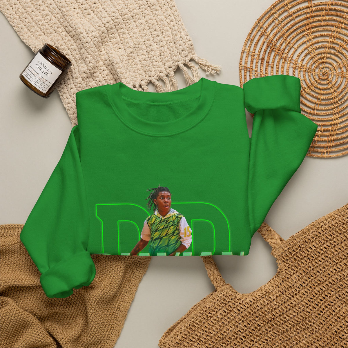 Diavian Robinson Player Icon Initials Crewneck Sweatshirt