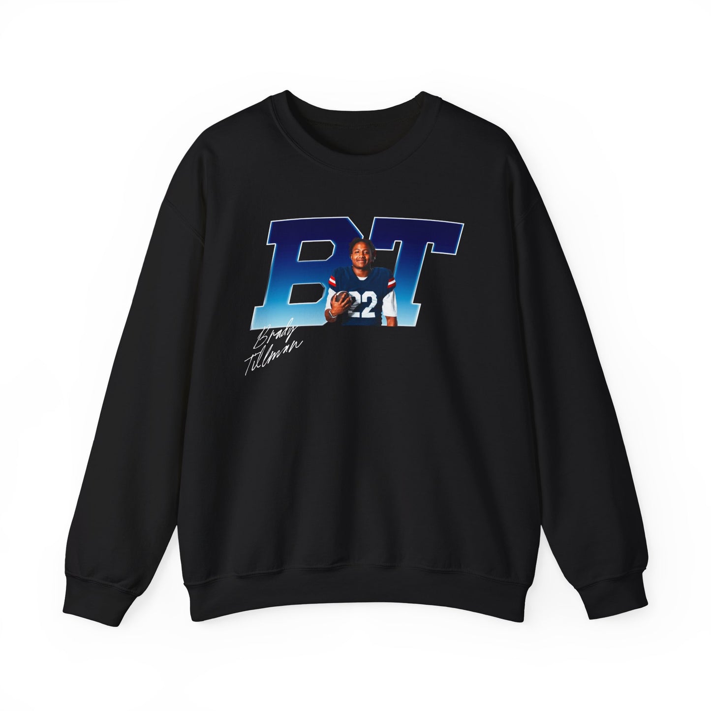 Brady Tillman Big Initials Colored Crewneck Sweatshirt