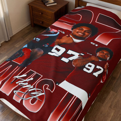 Henry Davis III 60"-80" Plush Blanket
