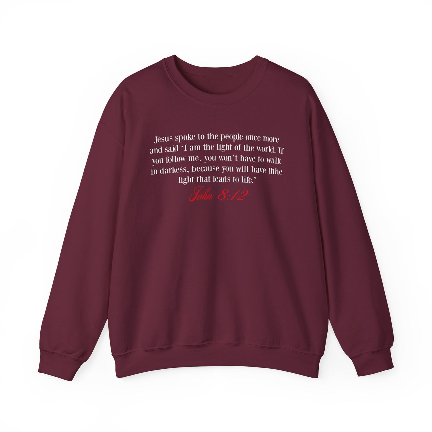 Zhakius Thomas Featured Quote Crewneck Sweatshirt