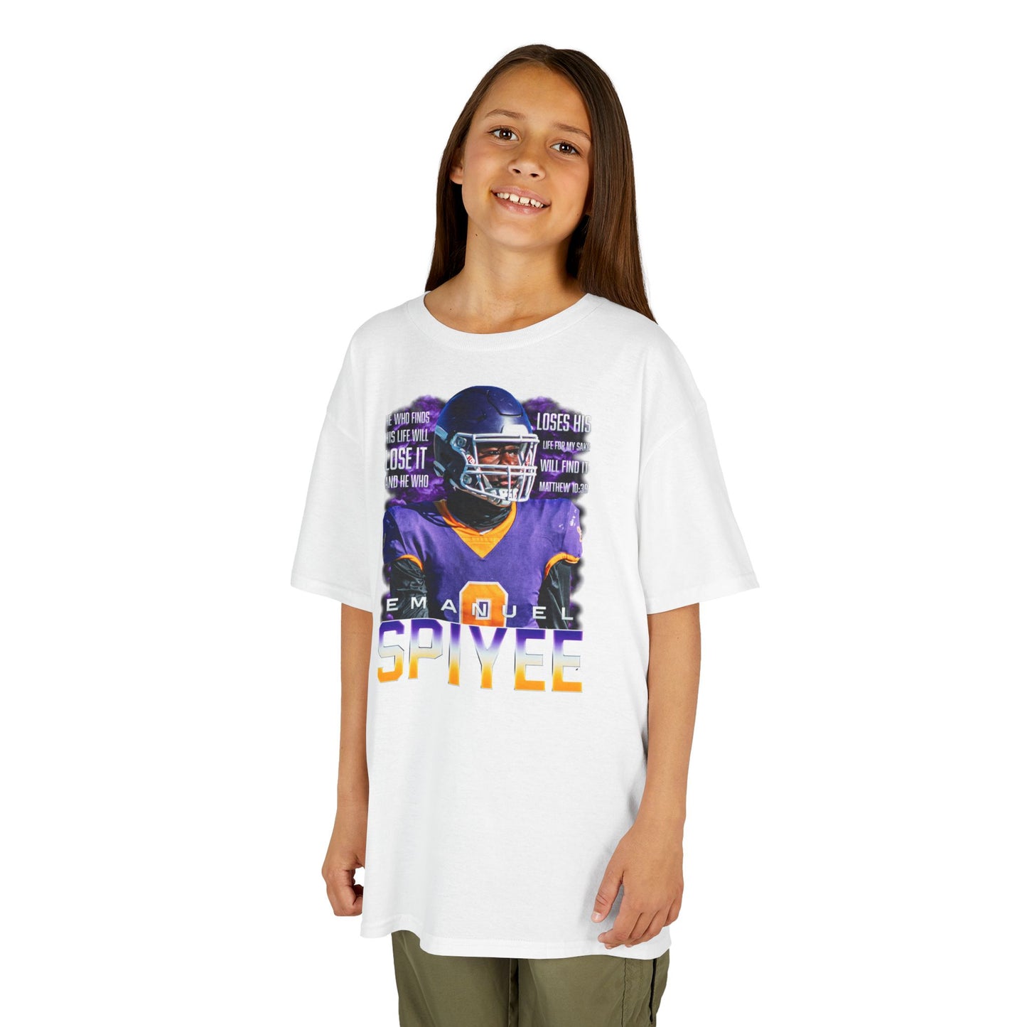 Emanuel Spiyee Featured Quote Kids Tee