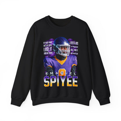 Emanuel Spiyee Featured Quote Crewneck Sweatshirt