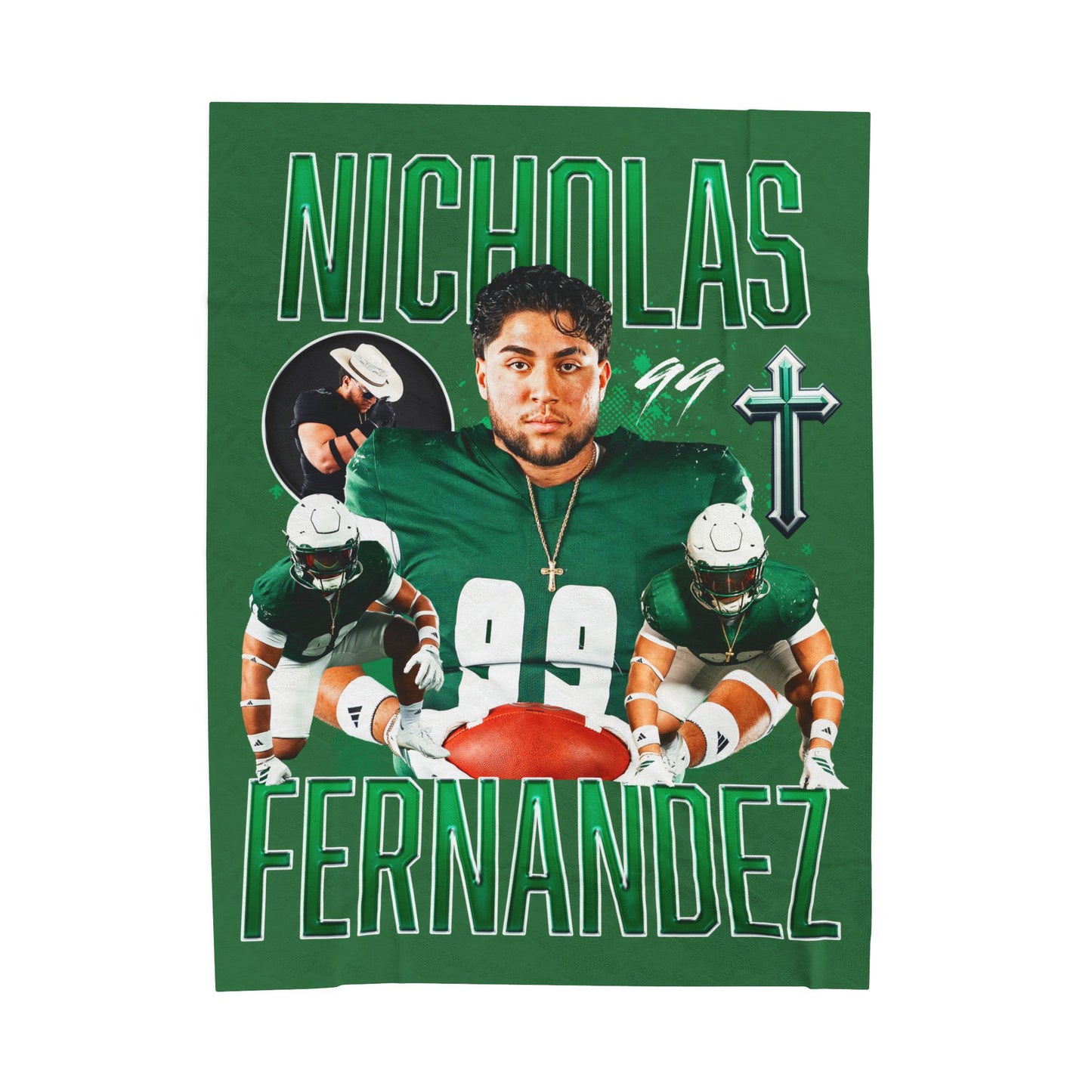 Nicholas Fernandez 60"-80" Plush Blanket