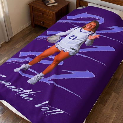 Samantha Voll 60"-80" Plush Blanket