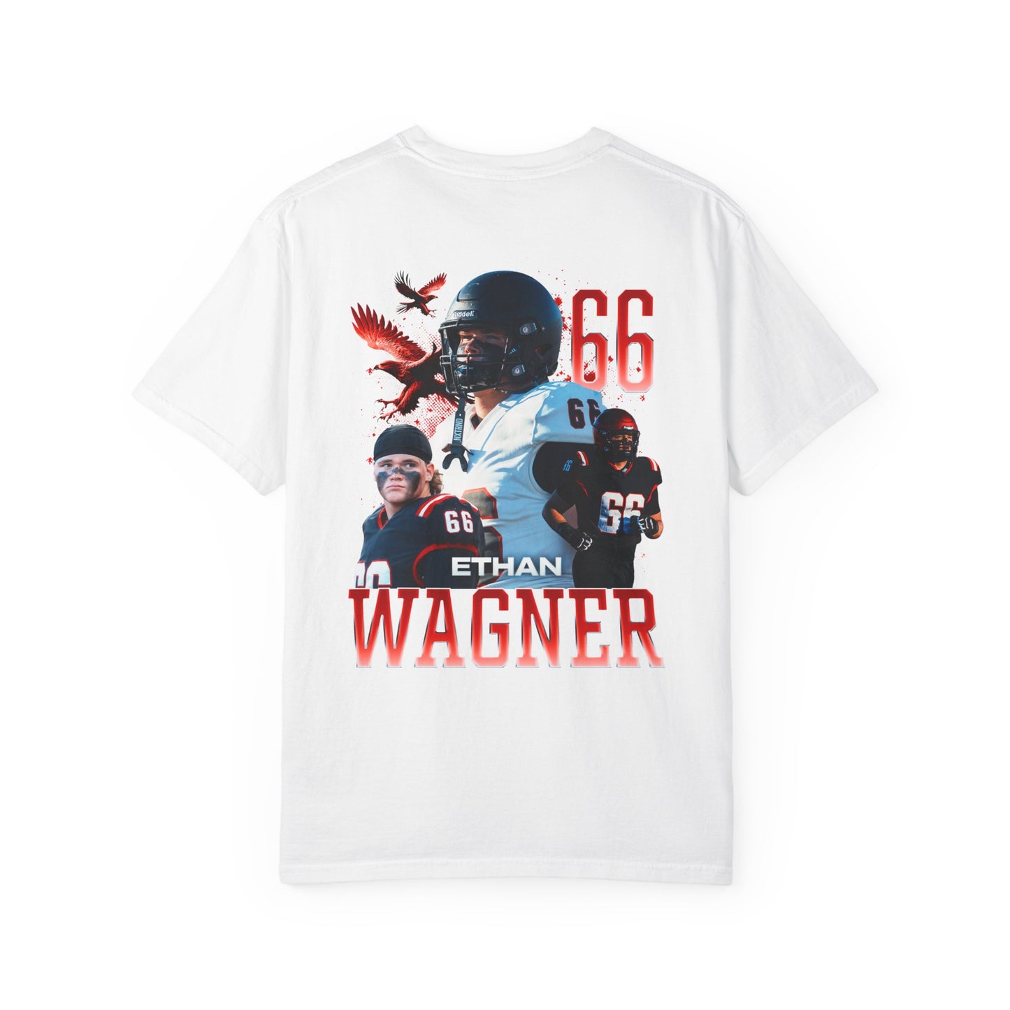 Ethan Wagner Logo Front & Back Premium Tee