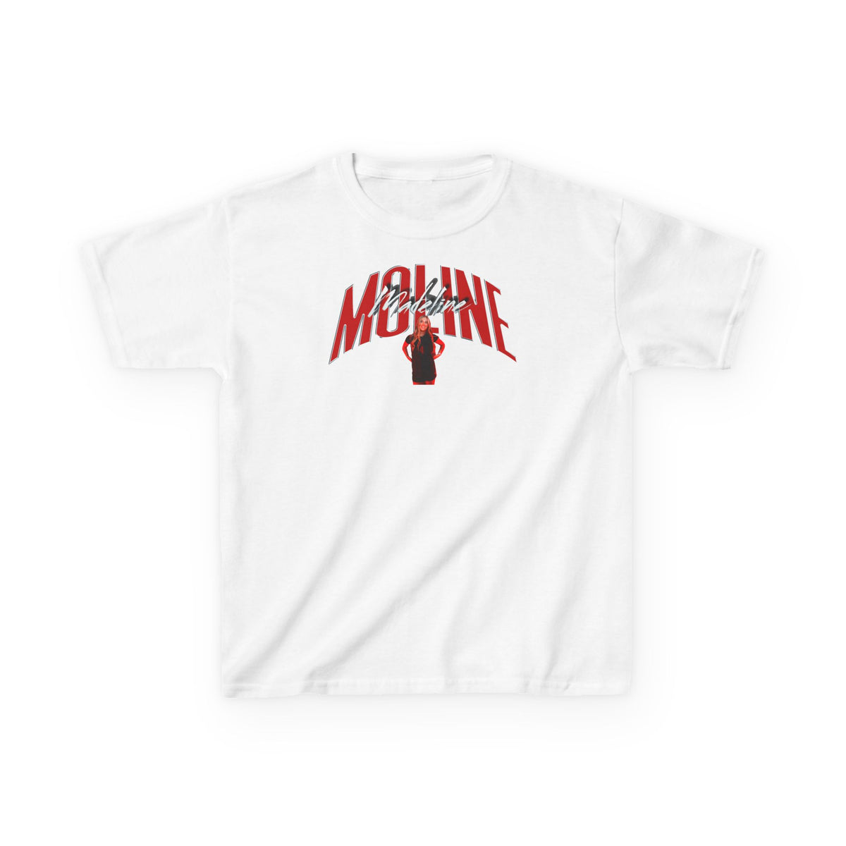 Madeline Moline Curved Combo Colored Kids Tee