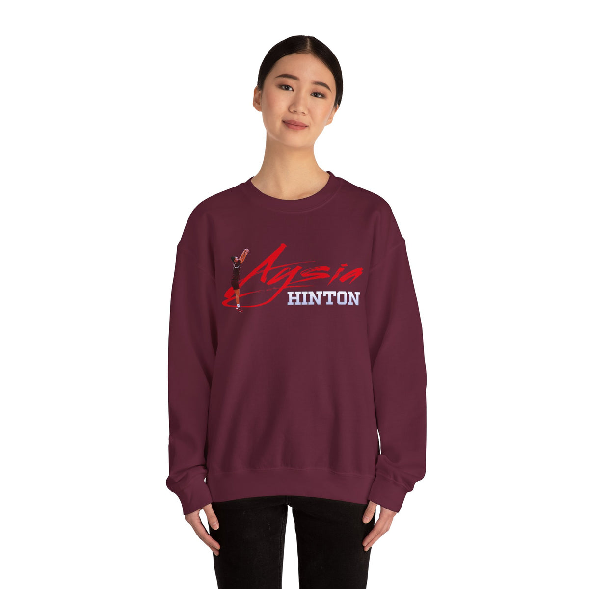 Aysia Hinton Cursive Crewneck Sweatshirt
