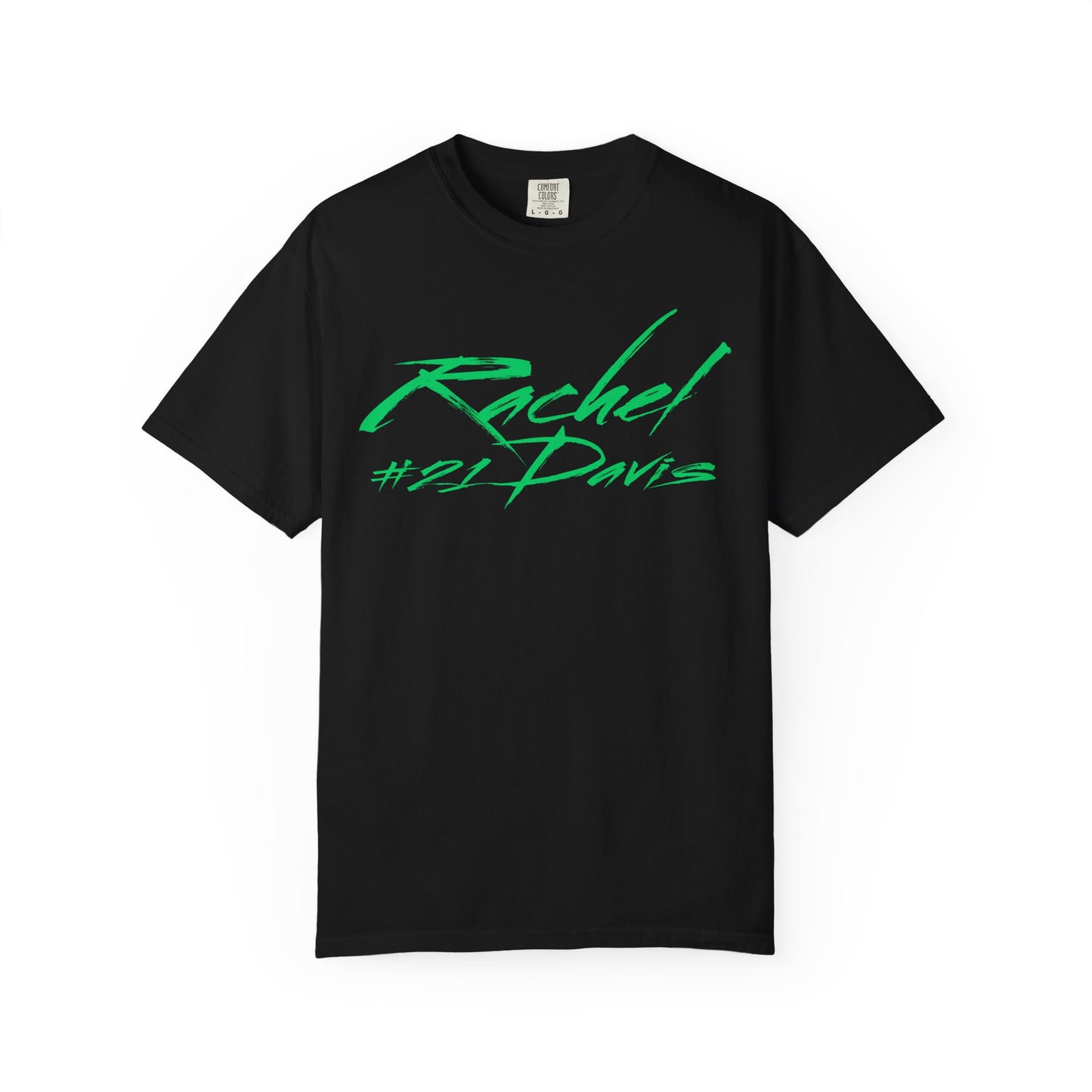 Rachel Davis Cursive Name & Number Premium Tee