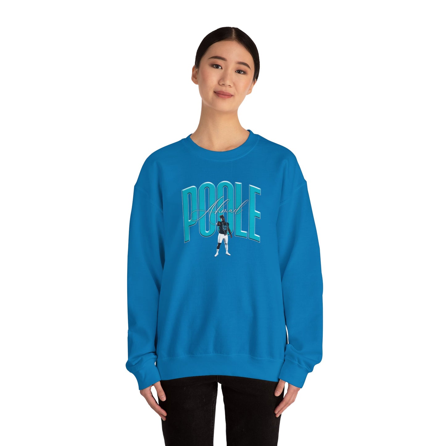Ahmad Poole Big Last Name Crewneck Sweatshirt
