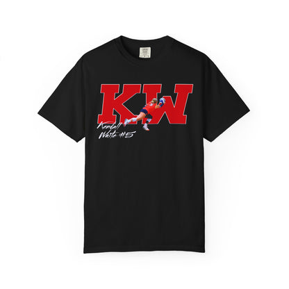 Kendall White Big Initials Premium Tee