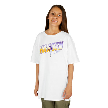 Ian Haagen Cursive Combo Colored Kids Tee