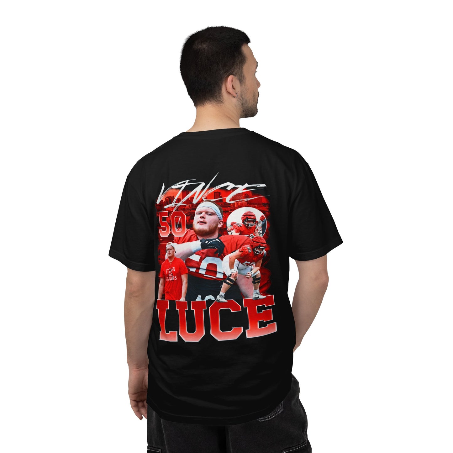 Vince Luce Logo Front & Back Premium Tee