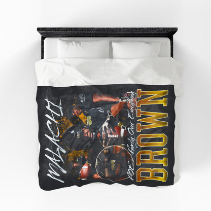 Malachi Brown 60"-80" Plush Blanket