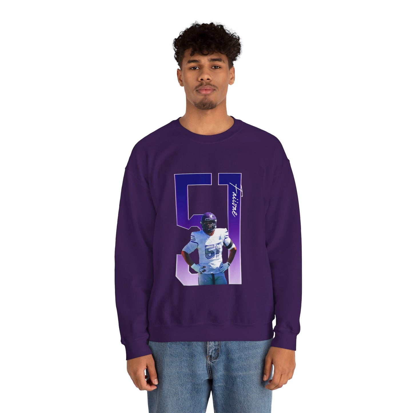 Ant Faiivae Player Icon Number Crewneck Sweatshirt